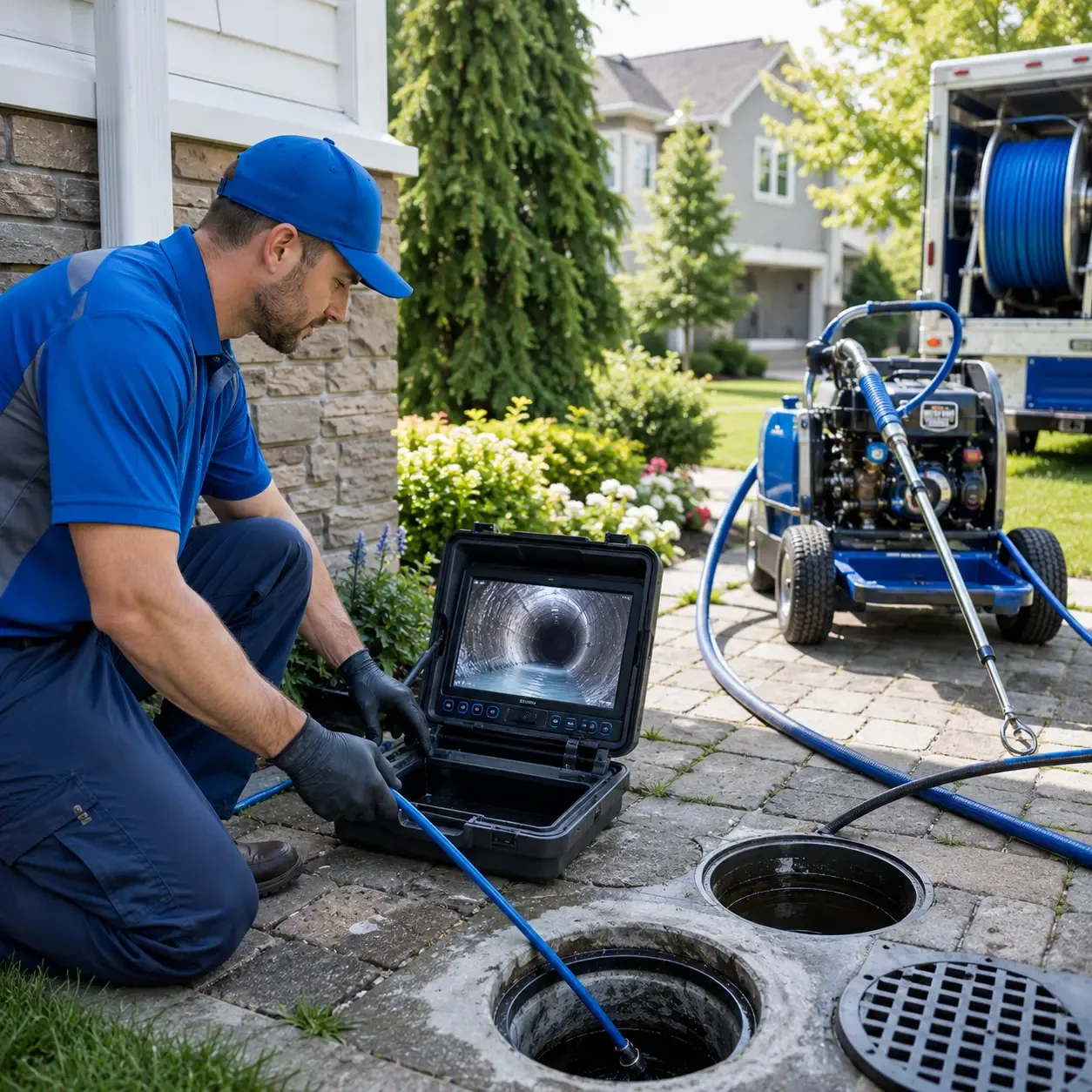 Outdoor drain cleaning professionals serving Minden, LA